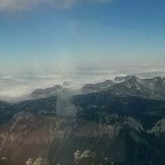 Flugwegposition um 10:26:21: Aufgenommen in der Nähe von Hafning bei Trofaiach, Österreich in 2458 Meter